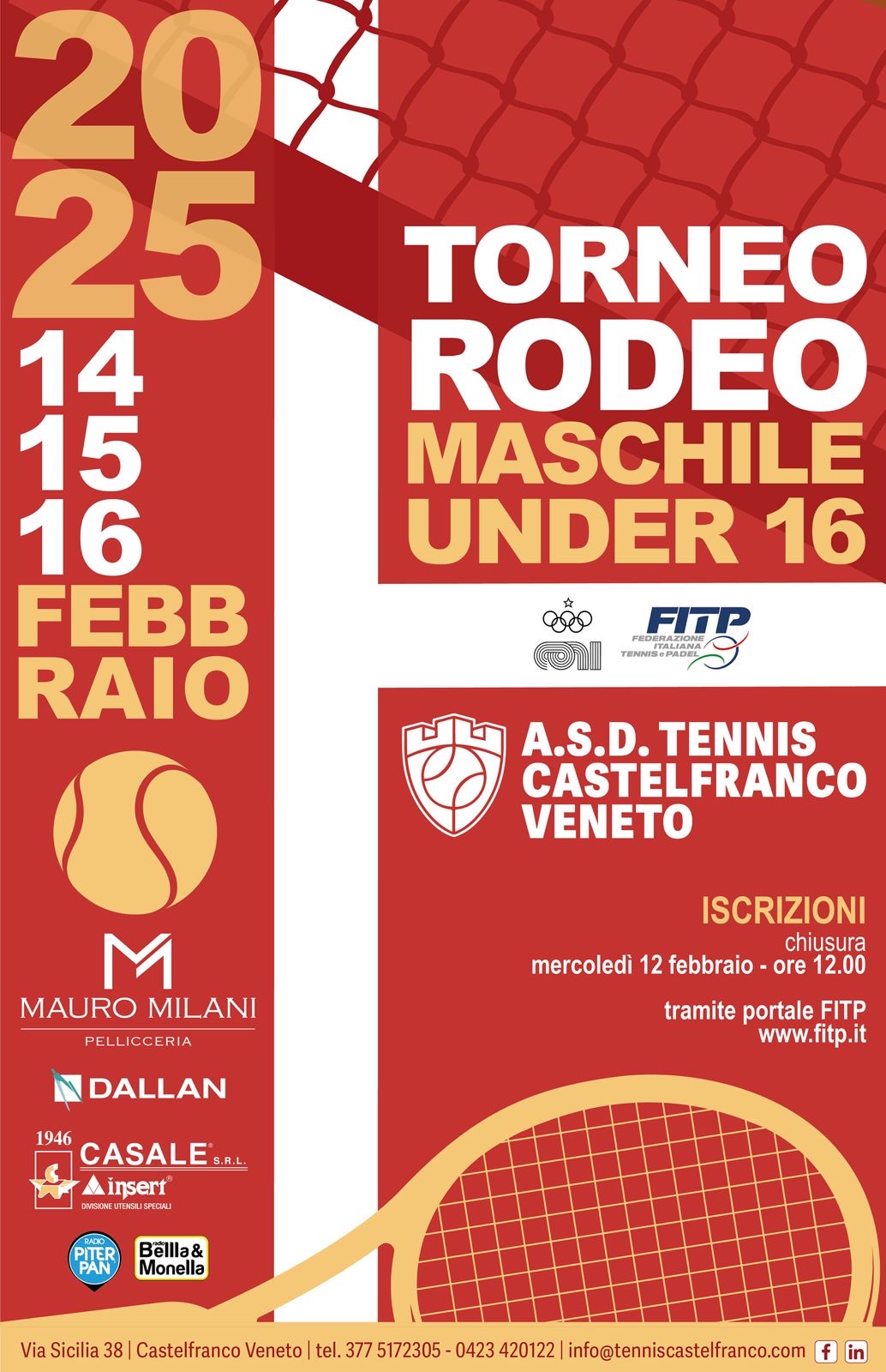 Torneo Rodeo Maschile Under 16