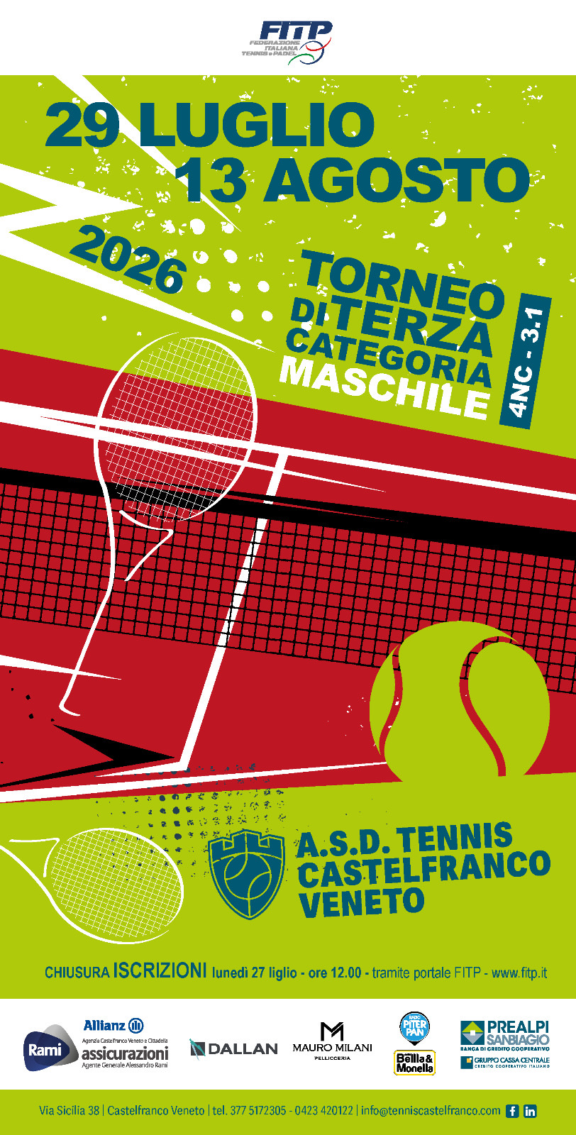 Torneo 3^ Categoria Maschile